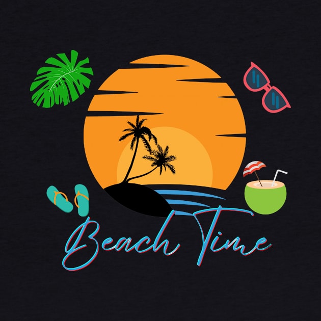 Beach Time Shirt by Thomas Dinh